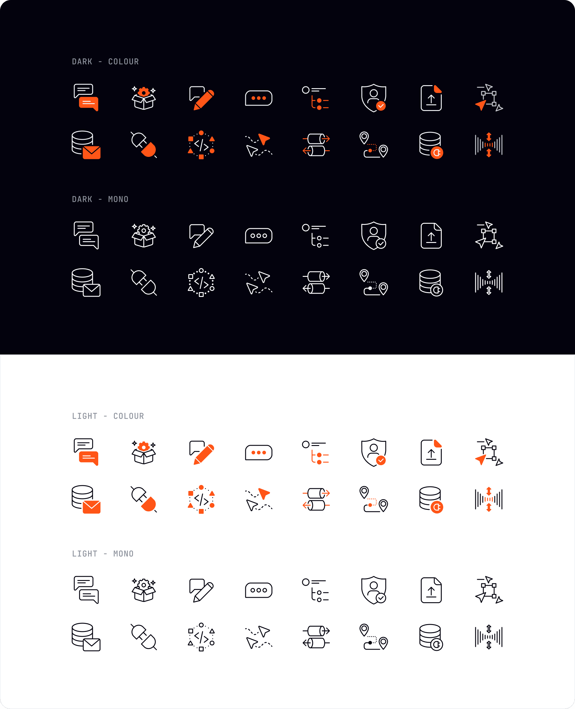 Display icons