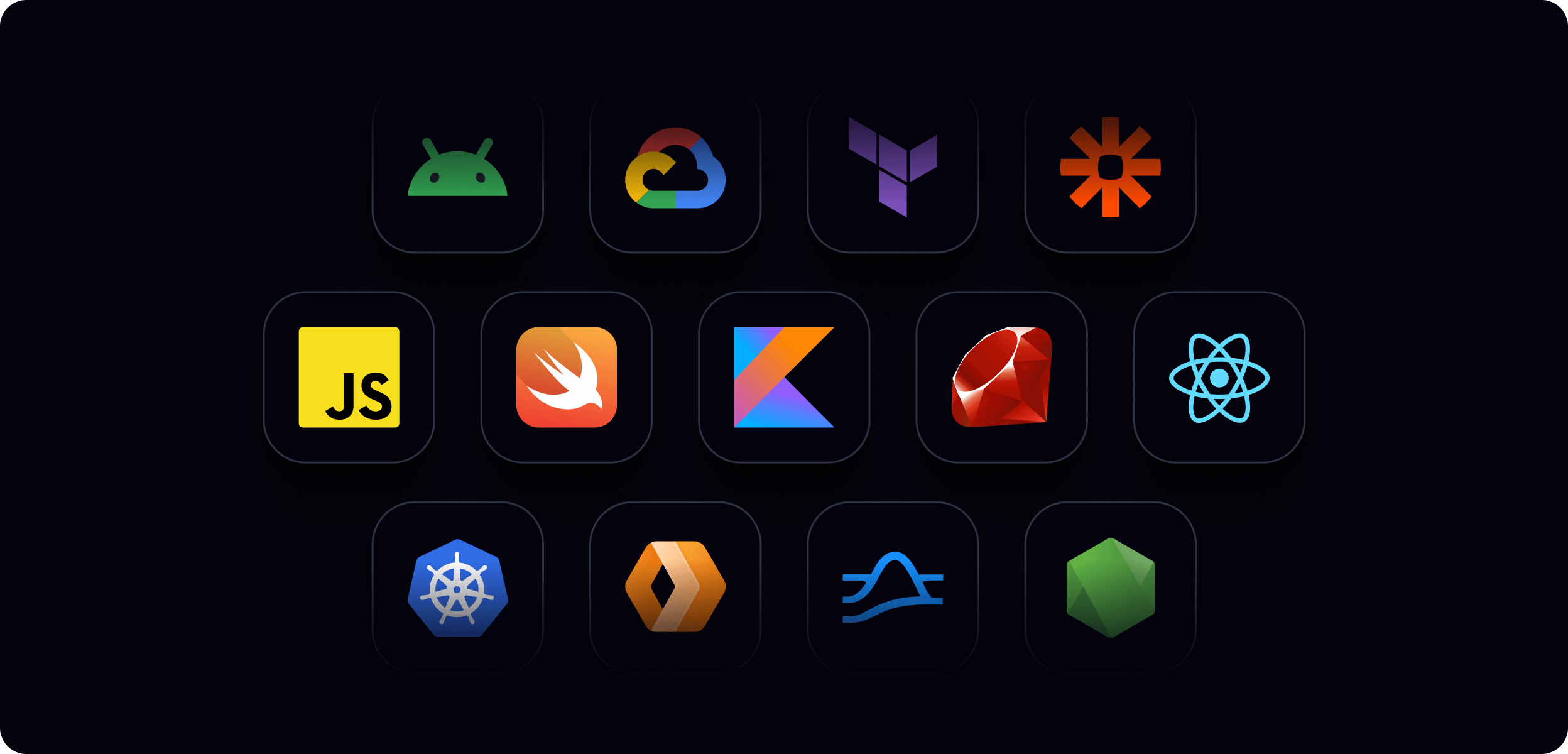 Icon badges example